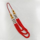 珠中珠傳統項鍊(紅)